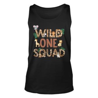 Birthday Squad Wild One Animal Safari 1St Birthday Tank Top - Monsterry DE