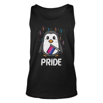 Bisexual Flag Penguin Lgbt Bi Pride Stuff Animal Unisex Tank Top | Mazezy