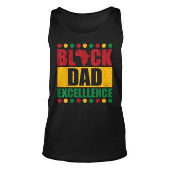 Black Dad Excellence Black History Month Fathers Day Unisex Tank Top | Mazezy