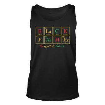 Black Father Essential Element Fathers Day Junenth Dad Unisex Tank Top | Mazezy