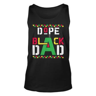 Black Father Lives Matter Dope Black Dad Fathers Day Mens Unisex Tank Top | Mazezy