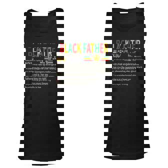 Black Father Noun Father Day African American Dad Black King Tank Top | Mazezy