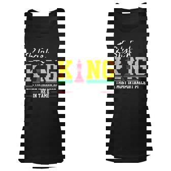 Black King Most Important Piece In Game Junenth Unisex Tank Top - Thegiftio
