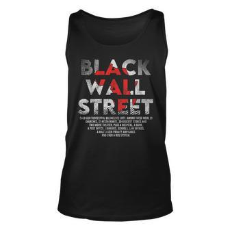 Black Wall Street African American History Unisex Tank Top - Seseable