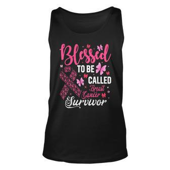 Blessed To Be Called Breast Cancer Survivor Tank Top - Seseable