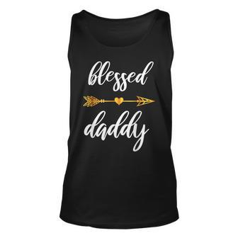 Blessed Daddy Father Matching Thanksgiving Dad Tank Top | Mazezy
