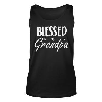Blessed Grandpa Gift For Mens Unisex Tank Top | Mazezy