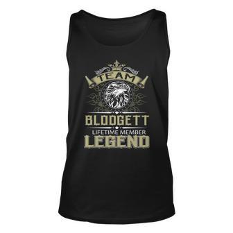 Blodgett Name Gift Team Blodgett Lifetime Member Legend Unisex Tank Top - Seseable
