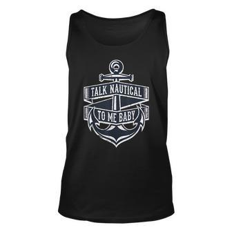 Boat Quotes Funny Anchor Design T Gift Unisex Tank Top | Mazezy