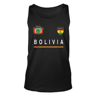 Bolivia SportSoccer Jersey Flag Football Unisex Tank Top | Mazezy