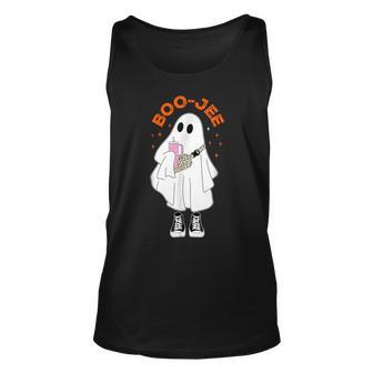 Boo Jee Boujee Halloween Cute Boo Ghost Spooky Costume Tank Top - Thegiftio UK