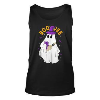 Boo Jee Boujee Halloween Cute Boo Ghost Spooky Costume Tank Top - Seseable