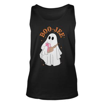 Boo-Jee Halloween Spooky Season Cute Ghost Boujee Boogee Tank Top - Seseable
