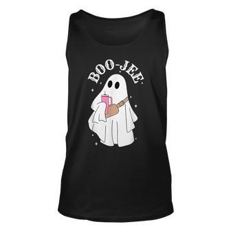 Boo-Jee Spooky Season Cute Ghost Halloween Costume Boujee Tank Top | Mazezy