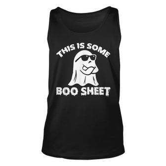 This Is Some Boo-Sheet Ghost Halloween Costume Tank Top - Monsterry UK