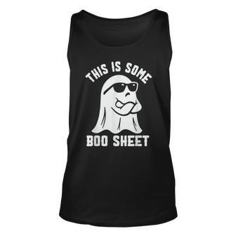 This Is Some Boo Sheet Ghost Cute Boo Ghost Halloween Spooky Tank Top - Seseable