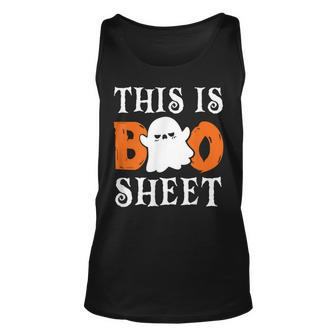 This Is Boo Sheet Ghost Halloween Costume Tank Top | Mazezy