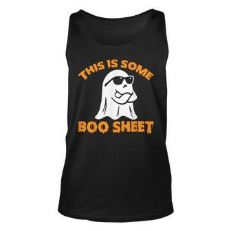This Is Some Boo Sheet Halloween Costume Tank Top | Mazezy