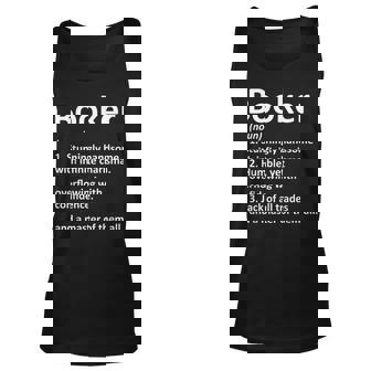 Booker Definition Personalized Name Birthday Idea Tank Top | Mazezy