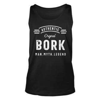 Bork Name Gift Authentic Bork Unisex Tank Top - Seseable