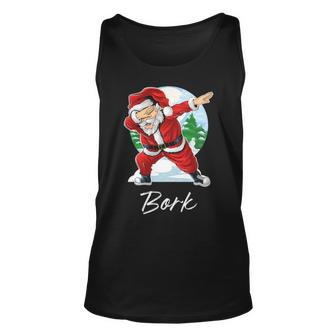 Bork Name Gift Santa Bork Unisex Tank Top - Seseable