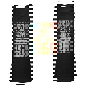Born In July 1969 Birthday Awesome Since July 1969 Unisex Tank Top | Mazezy