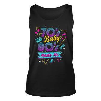 Born In The 70S But The 80S Raised Me 80S Costume Unisex Tank Top | Mazezy
