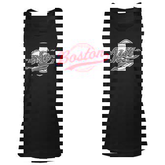 Boston Vintage Baseball Throwback Retro Unisex Tank Top | Mazezy