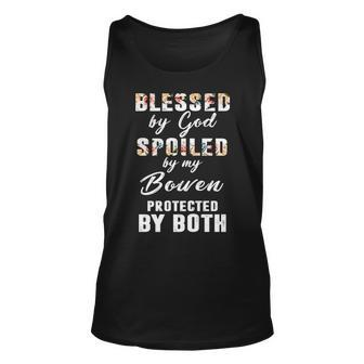 Bowen Name Gift Blessed By God Spoiled By My Bowen V2 Unisex Tank Top - Seseable