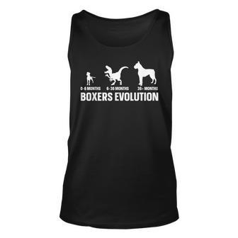 Boxers Evolution Design For A Boxer Owner Unisex Tank Top | Mazezy CA