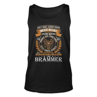 Brammer Name Gift Brammer Brave Heart V2 Unisex Tank Top - Seseable