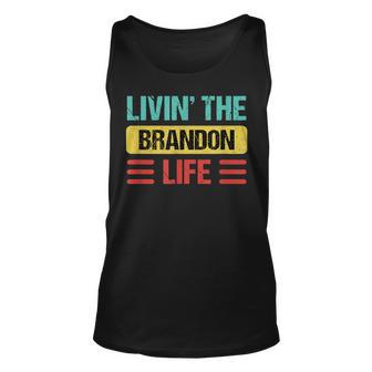 Brandon Name Unisex Tank Top - Thegiftio UK
