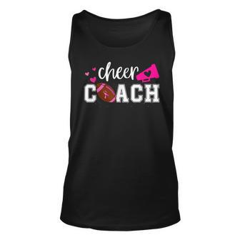 Breast Cancer Awareness Cheer Coach Football Pink Ribbon Tank Top - Monsterry DE