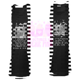 Breast Cancer In October We Wear Pink Tank Top | Mazezy