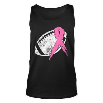 Breast Cancer Pink Ribbon Football Awareness Costume Tank Top - Thegiftio UK