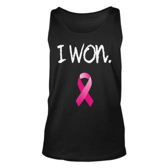Breast Cancer Survivor I Won Breast Cancer Awareness Tank Top - Thegiftio UK