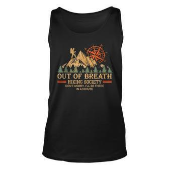 Out Of Breath Hiking Society Unisex Tank Top | Mazezy
