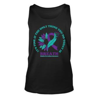 Breathe Suicide Prevention Awareness For Suicide Prevention Tank Top - Monsterry UK