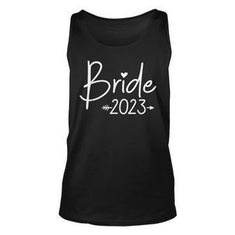 Bride 2023 For Wedding Or Bachelorette Party Unisex Tank Top | Seseable CA