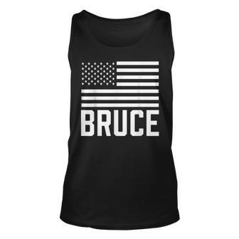 Bruce Birthday Forename Name Personalized Usa Tank Top - Seseable