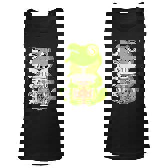 Bubble Tea Frog Boba Tea Unisex Tank Top - Thegiftio