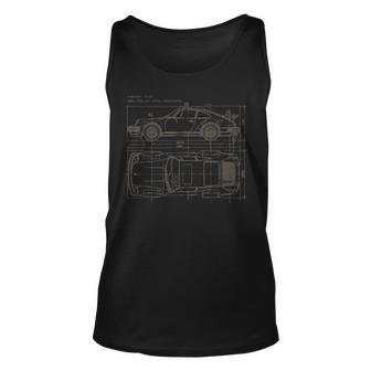 How To Build An Icon Classic Car Blueprint Drawing Drawing Tank Top | Mazezy