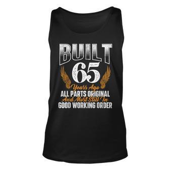 Built 65 Years Ago 65Th Birthday 65 Years Old Bday Unisex Tank Top - Seseable