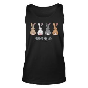 Bunny Squad Funny Ironic Pet Rabbits Team Unisex Tank Top | Mazezy