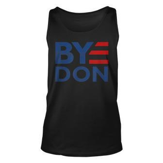 Byedon 2020 Joe Biden No More Trump Funny Pun Unisex Tank Top - Thegiftio UK