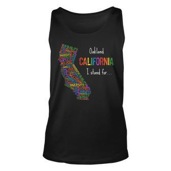 California Oakland Gay Lgbtq Pride Month Equality Unisex Tank Top | Mazezy