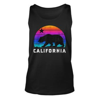 California State California Bear Love California Tank Top - Monsterry UK