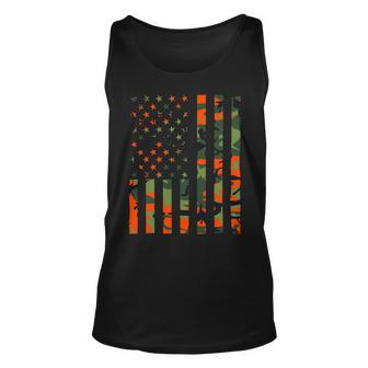 Camouflage American Flag For Hunters And Men Women Patriots Unisex Tank Top - Monsterry UK