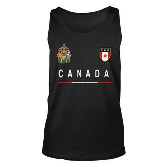 Canada SportSoccer Jersey Flag Football Ottawa Unisex Tank Top | Mazezy