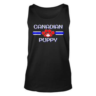 Canadian Puppy Bdsm Fetish Pride Human Pup Play Canada Unisex Tank Top | Mazezy